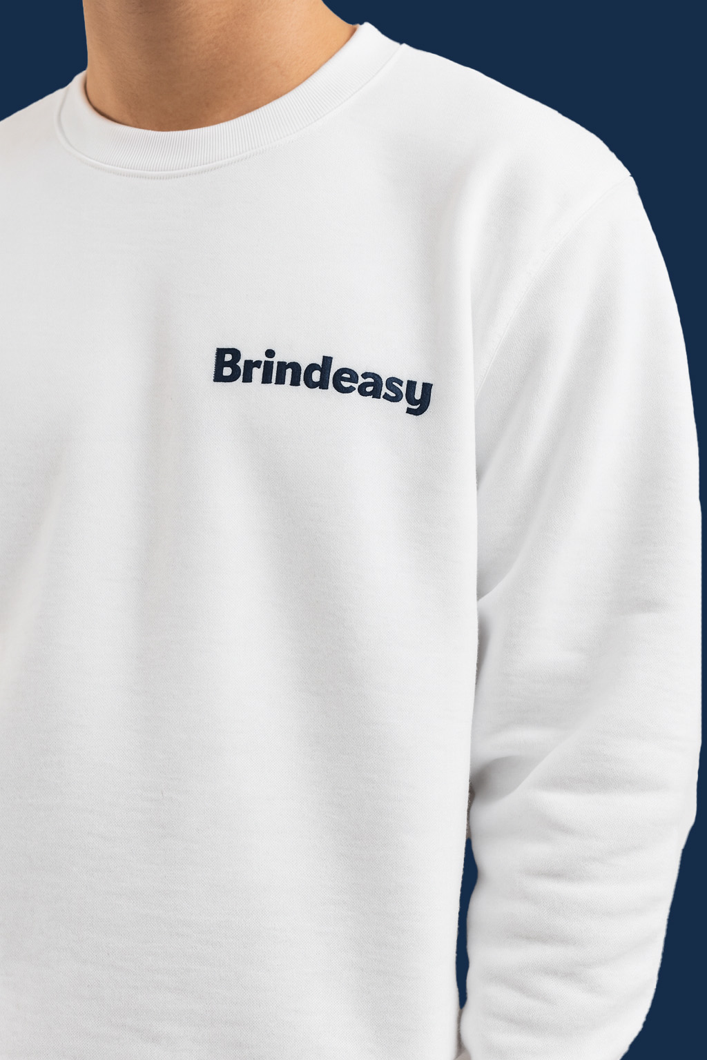 Felpa Bianca Brindeasy