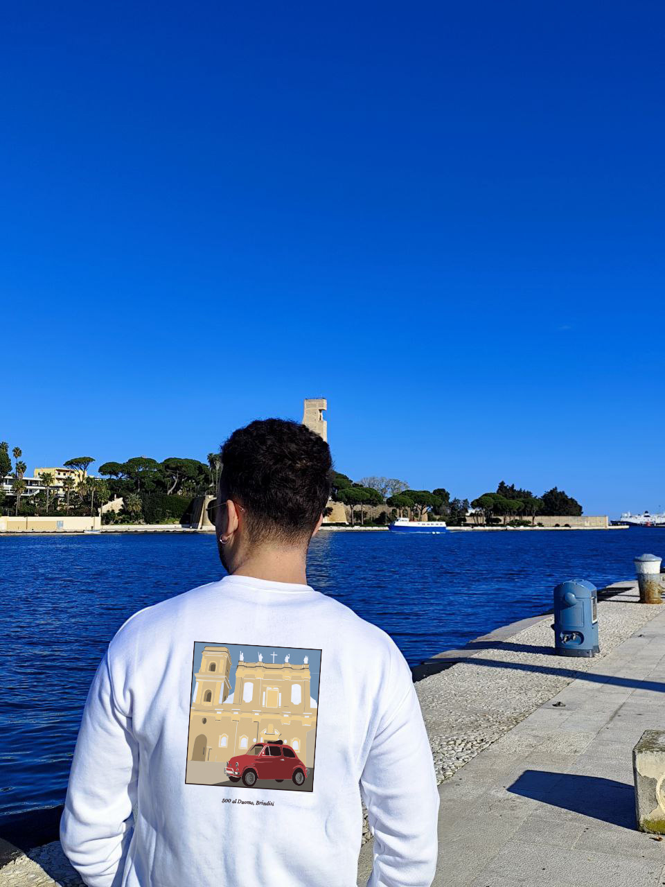 Felpa Bianca Brindeasy