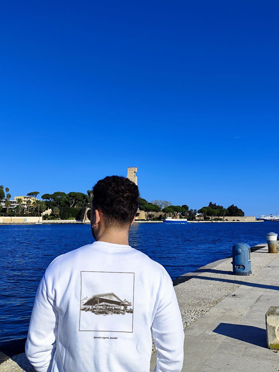 Felpa Bianca Brindeasy