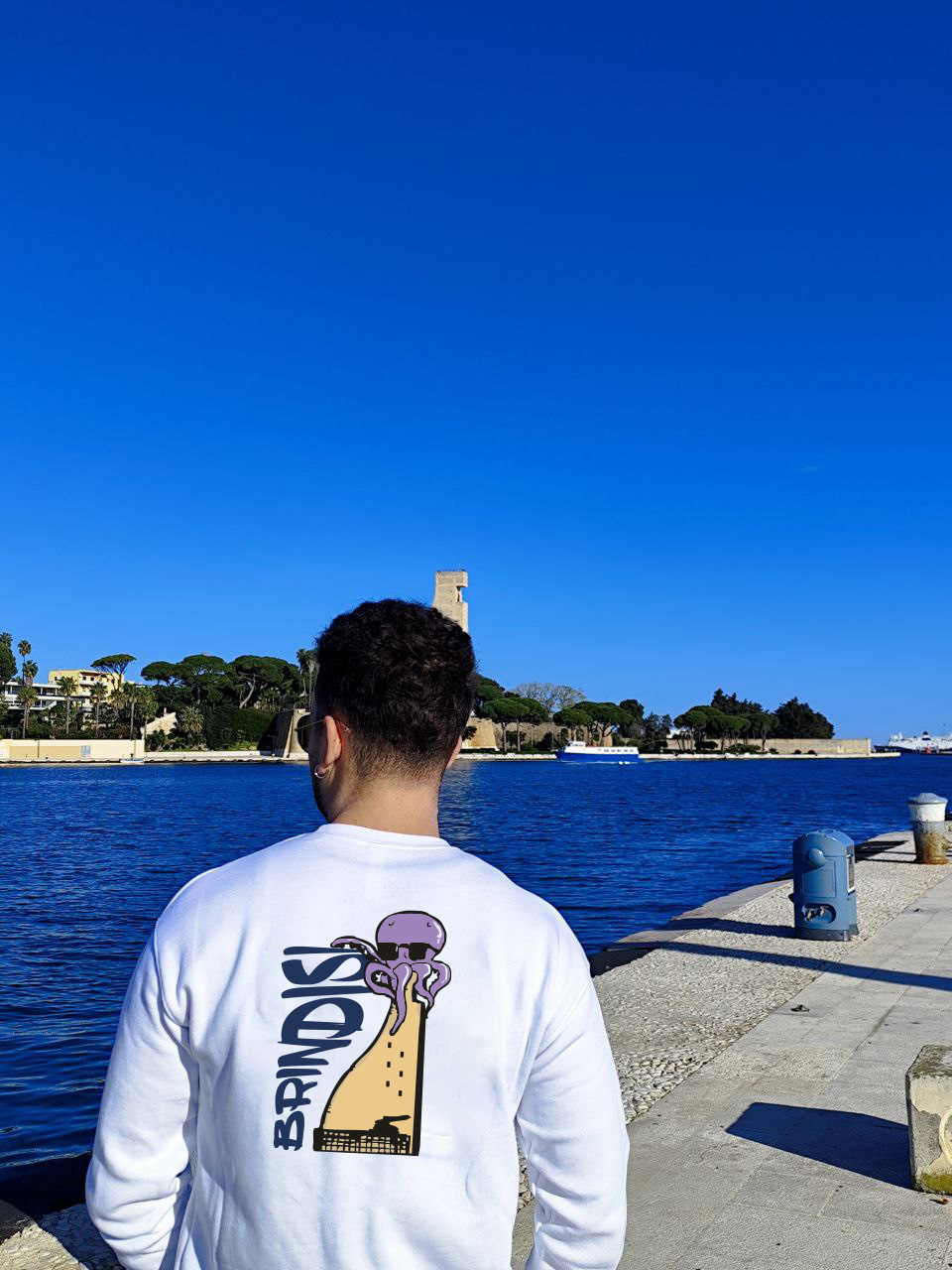 Felpa Bianca Brindeasy